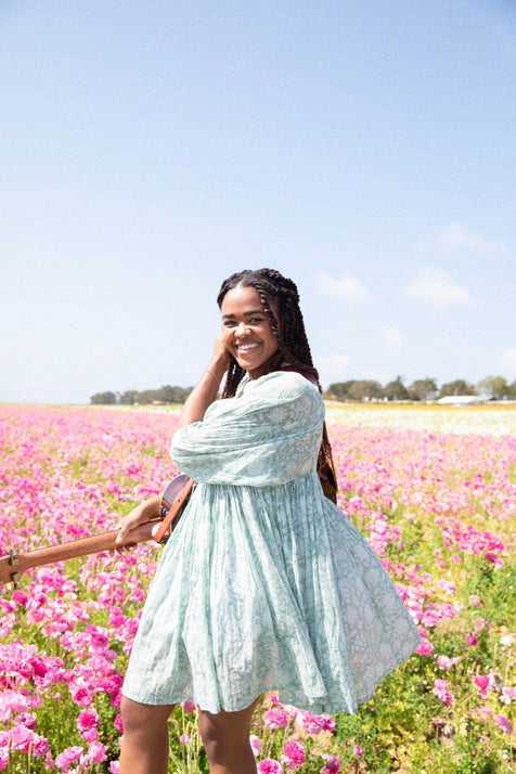 Kyra Mini Dress ~ Jade