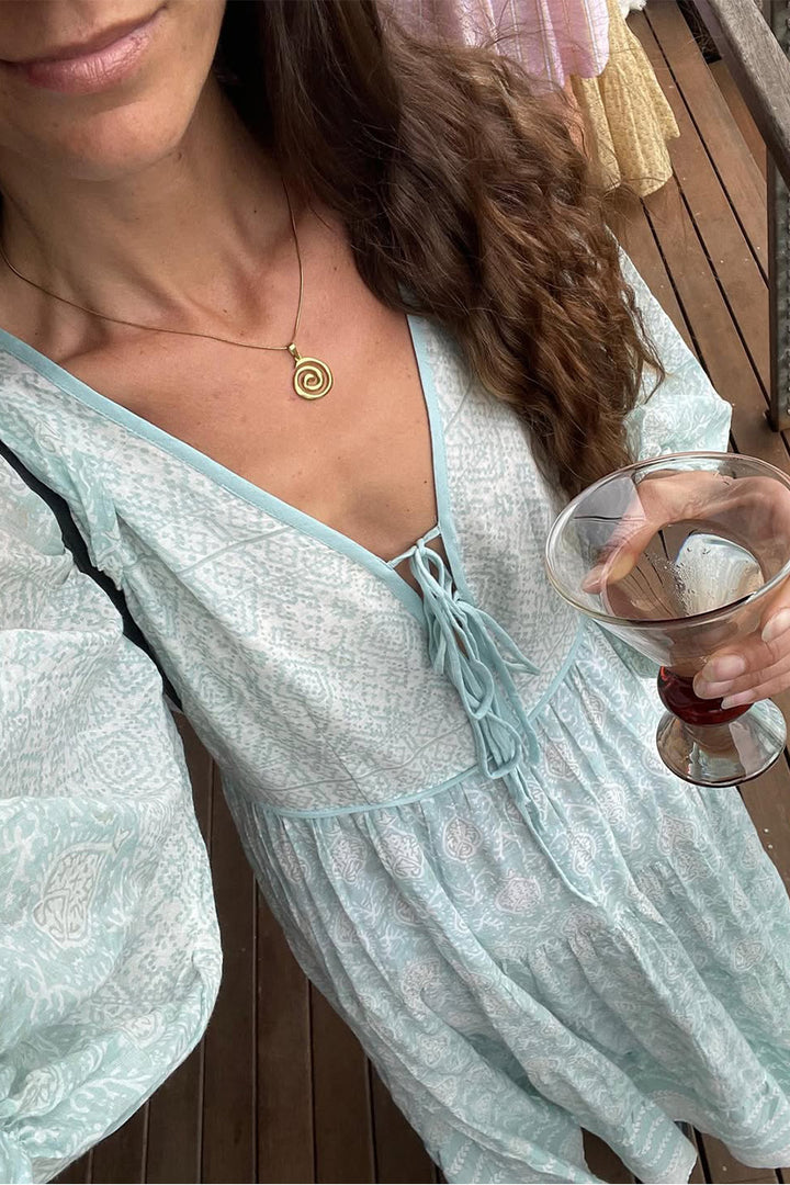 Jasmine Maxi Dress - Sea Mist