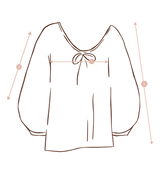 Ria Blouse ~ Strawberry Cream