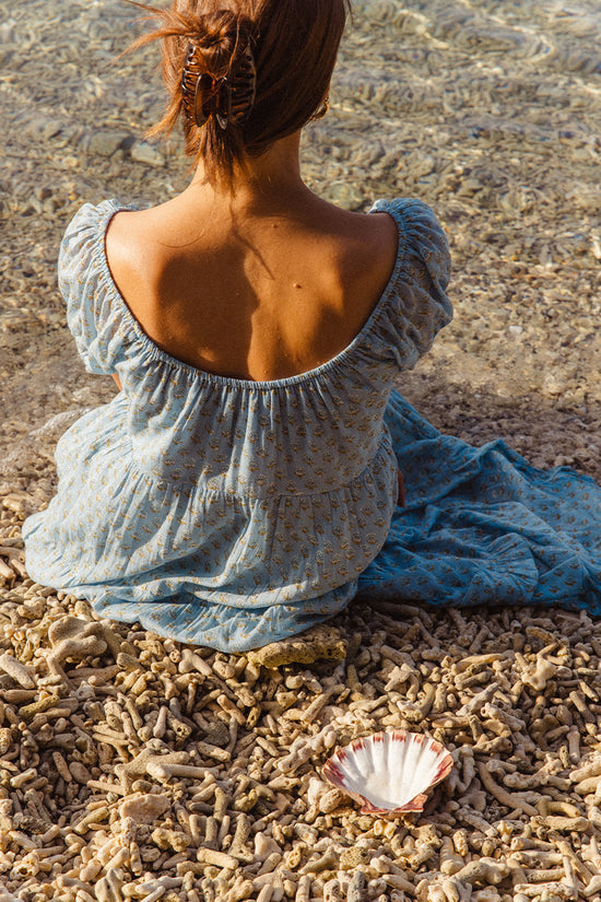 Sita Maxi Dress ~ Bluebell