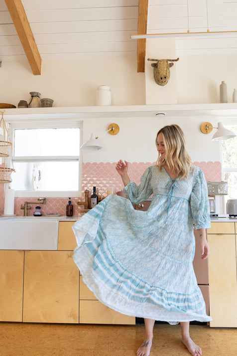 Jasmine Maxi Dress - Sea Mist