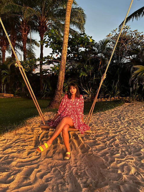 Kyra Mini Dress ~ Saffron