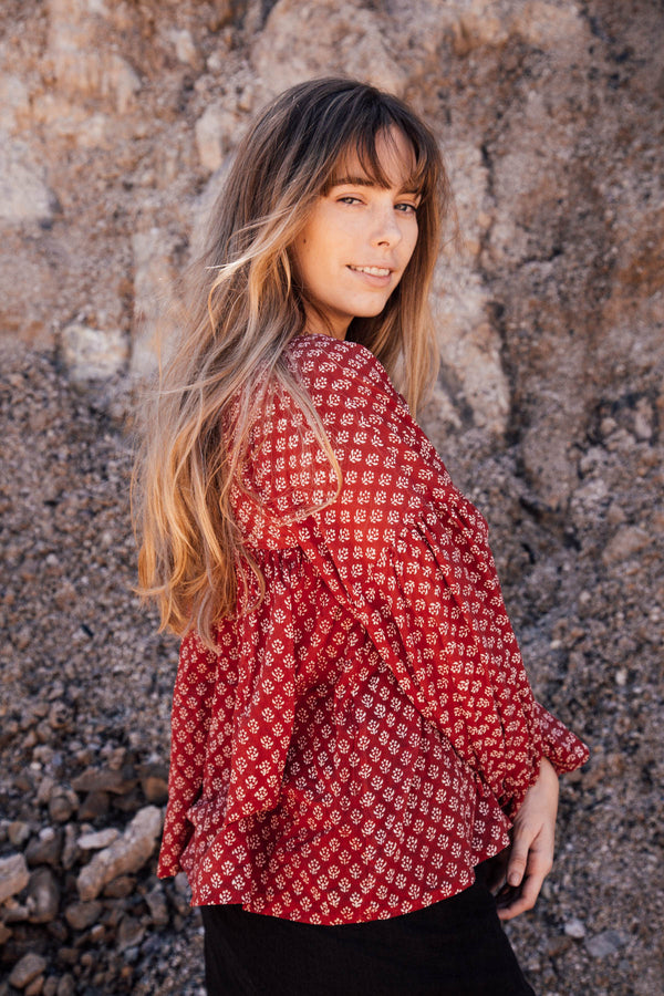 Rashmi Blouse ~ Scarlett