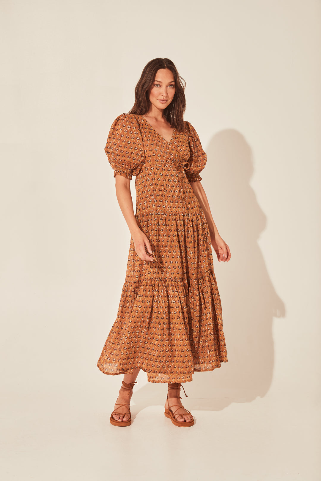 Zuri Wrap Dress ~ Autumn